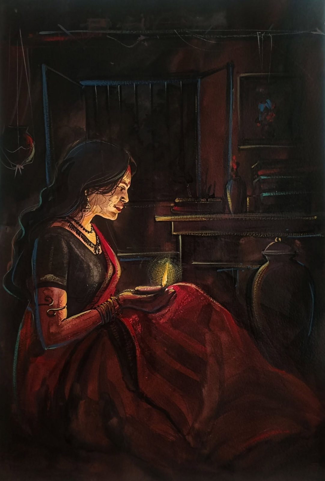 The Evening Lamp by Sohel Rana